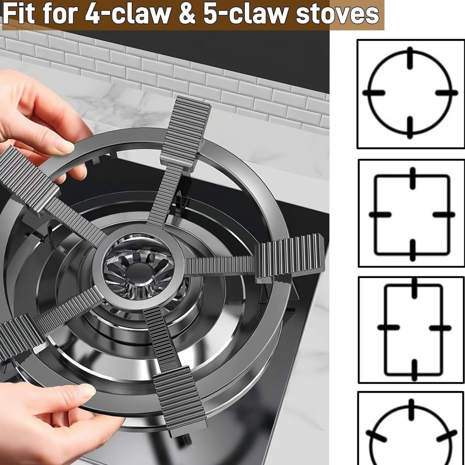 Camping Cooking Ring - Anel de fogão rack com garras