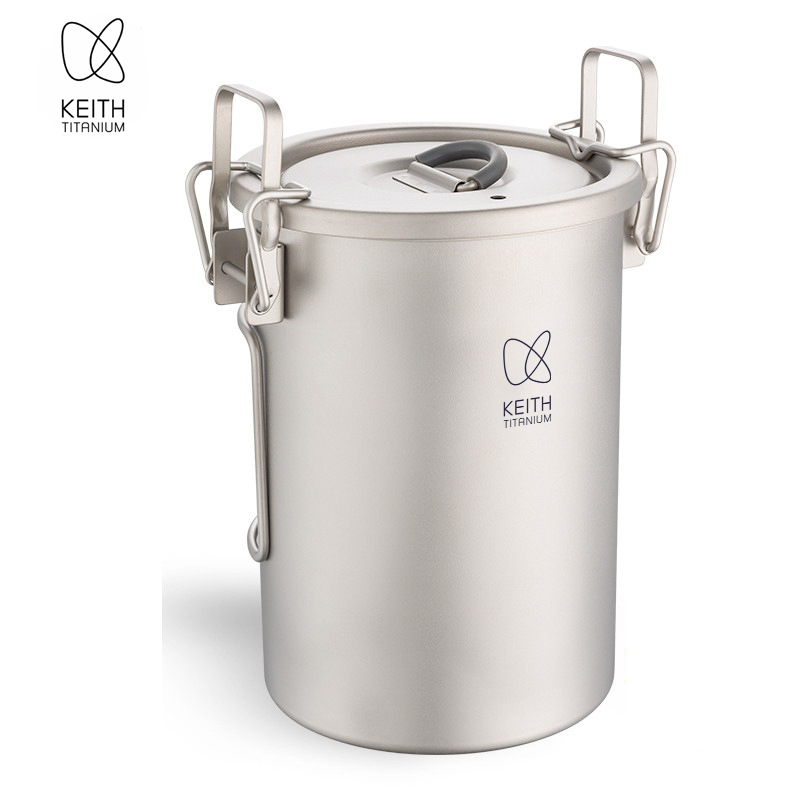 Camping Cooking Equipment - Panela de Arroz KEITH em Titânio