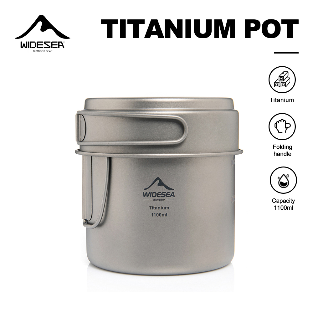 Camping Cooking Utilities - Panela de Camping Ultralight em Titânio