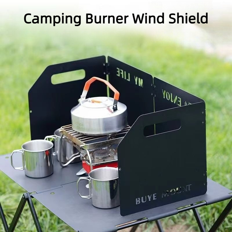 Camping Cooking Equipment - Para-vento para Fogão de Camping, Tela