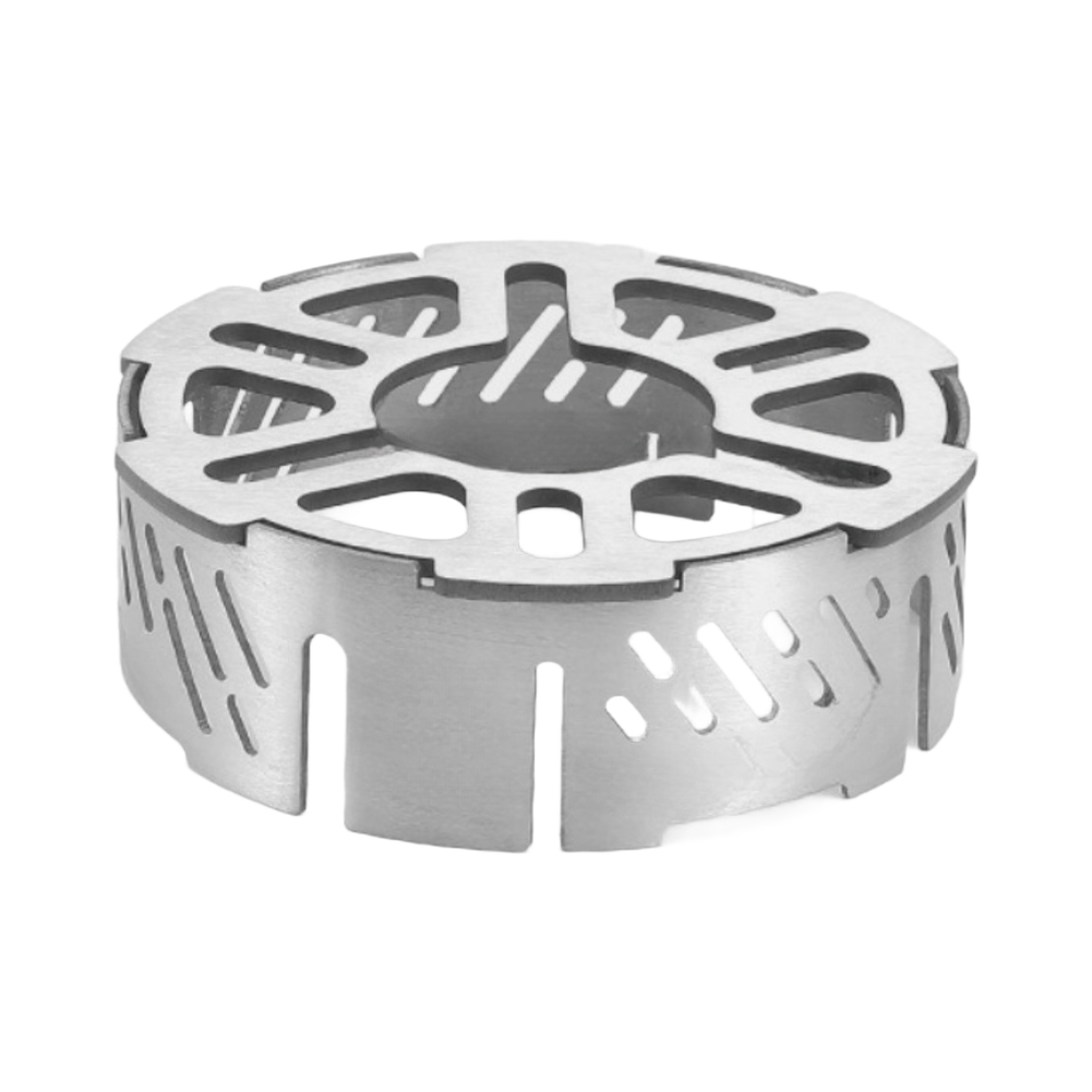 Camping Cooking Ring - Anel corta-vento de aço inoxidável para