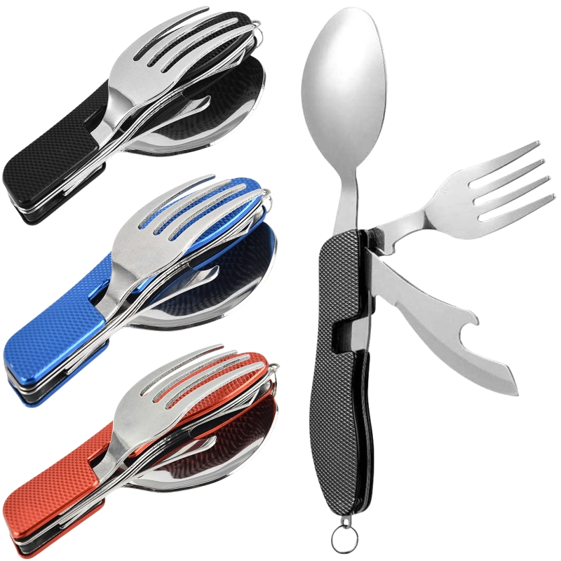 Camping Cooking Knife Set - Conjunto de utensílio de acampamento dobrável
