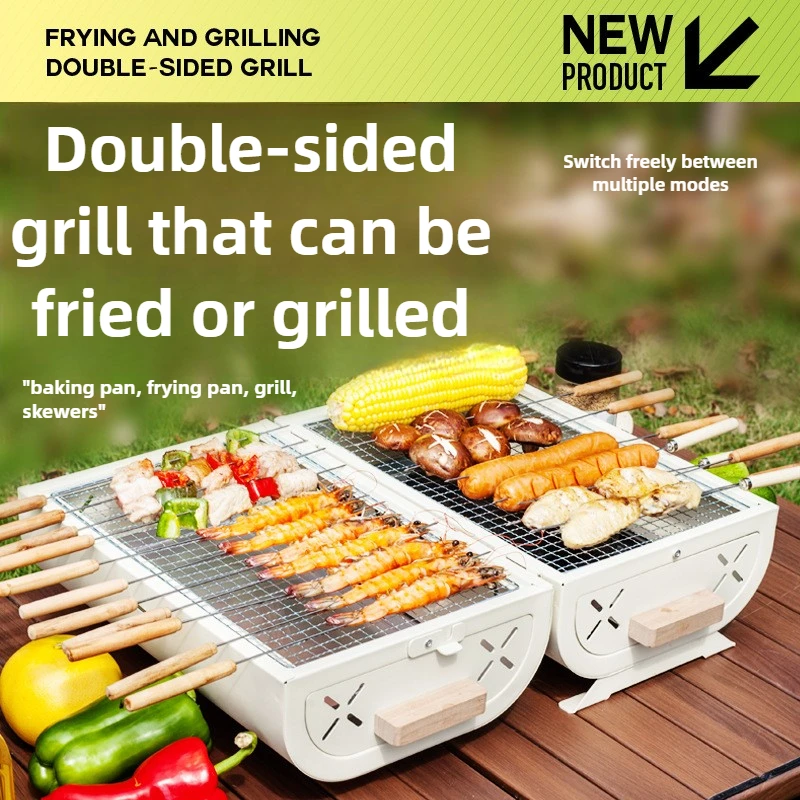 Camping Cooking Equipment - Forno de Churrasco Doméstico Portátil para