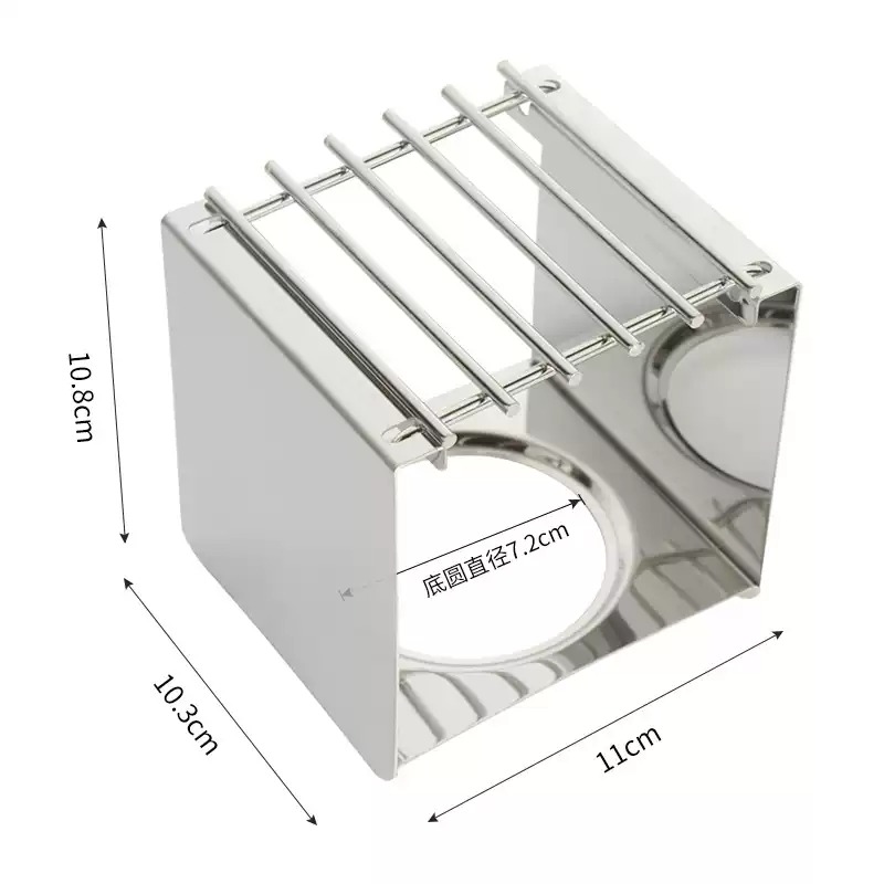 Camping Cooking Equipment - Suporte Quadrado de Aço Inoxidável para