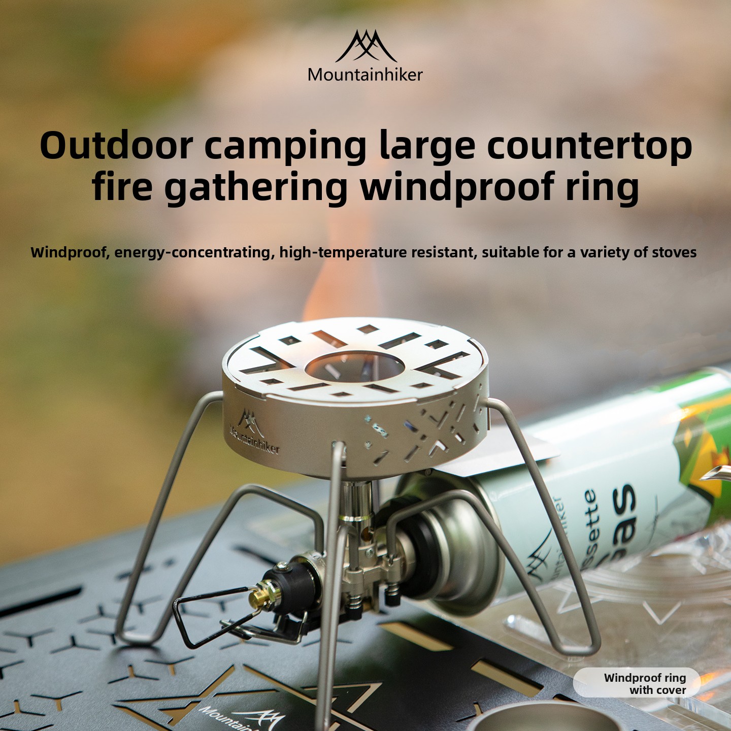 Camping Cooking Ring - Mountainhiker anel à prova de vento