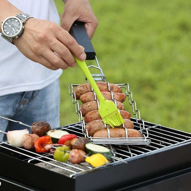 Camping Cooking Equipment - Grelha portátil para churrasco, acampamento, compacto,