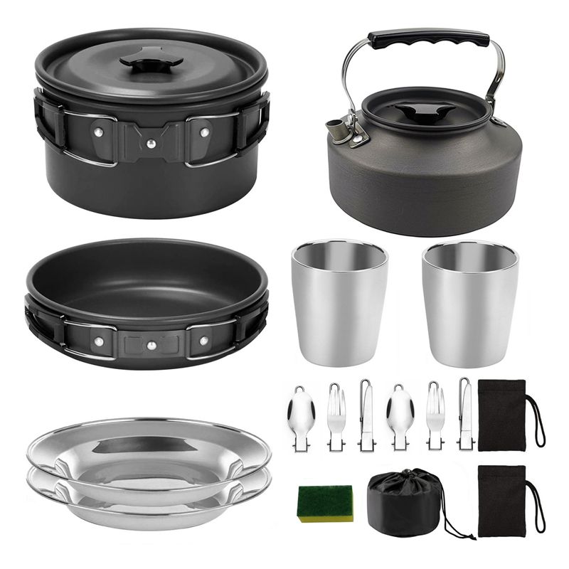 【Compradores】 Panelas de acamp - Camping Cooking Equipment avaliação e preço