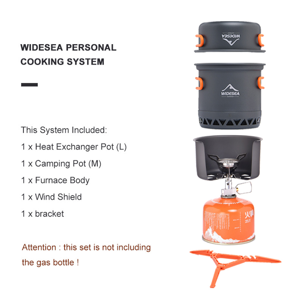Widesea conjunto de fogão de a - Camping Cooking All In One avaliação e preço