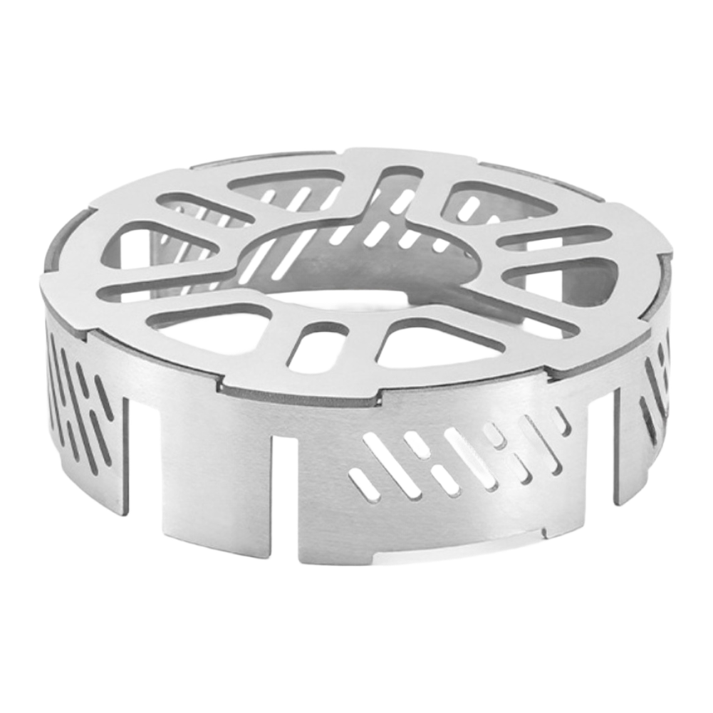 Anel corta-vento de aço inoxid - Camping Cooking Ring avaliação e preço