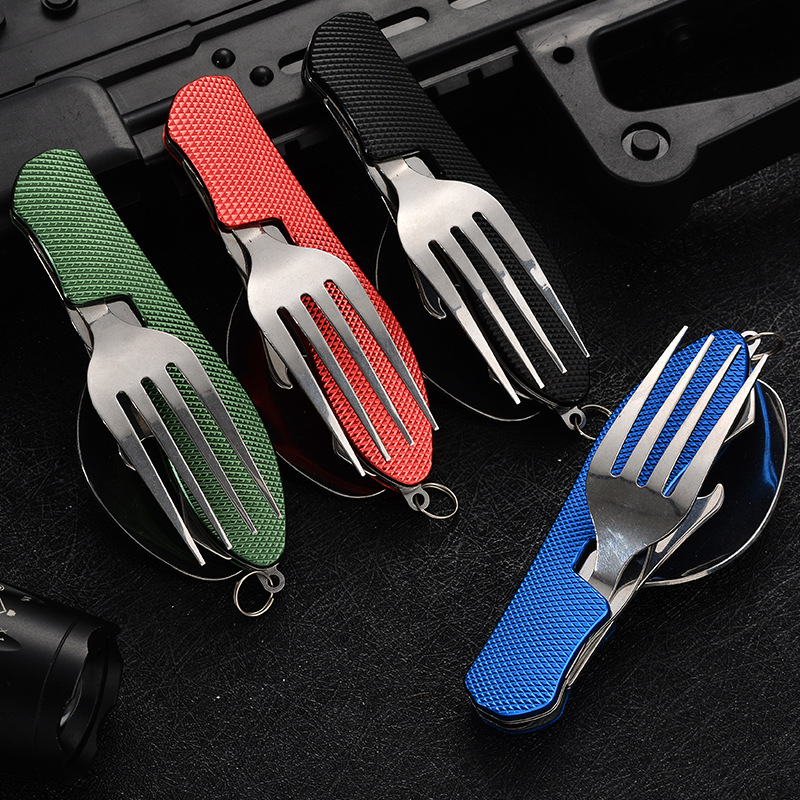 Conjunto de utensílio de acamp - Camping Cooking Knife Set avaliação e preço