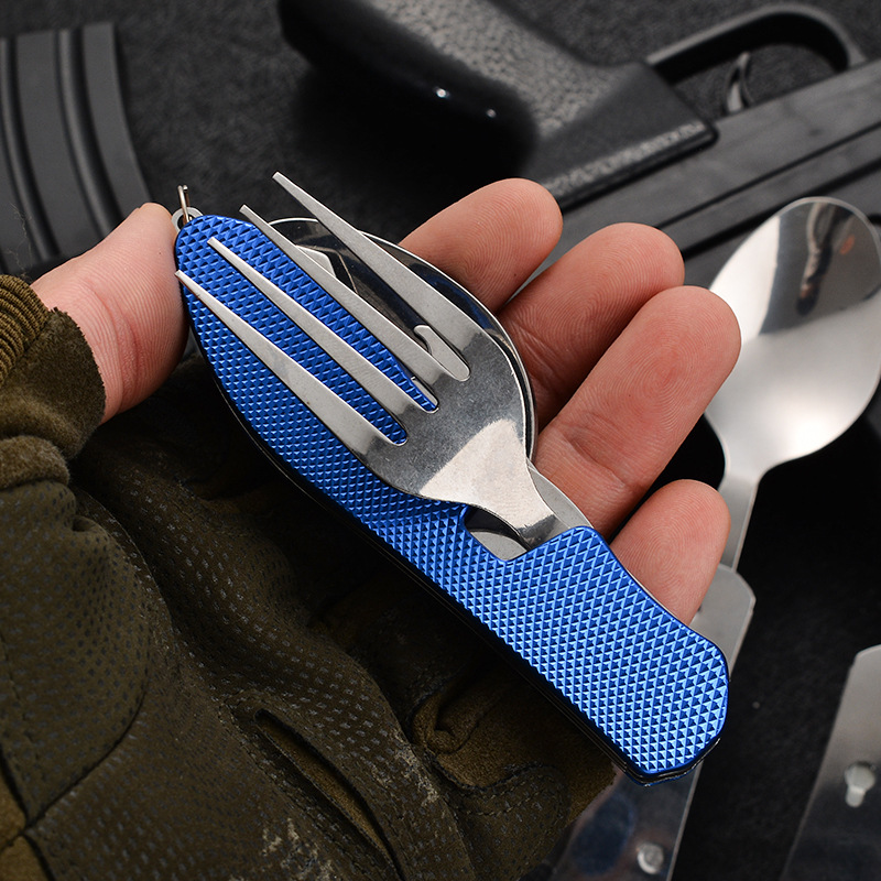 Conjunto de utensílio de acamp - Camping Cooking Knife Set avaliação e preço