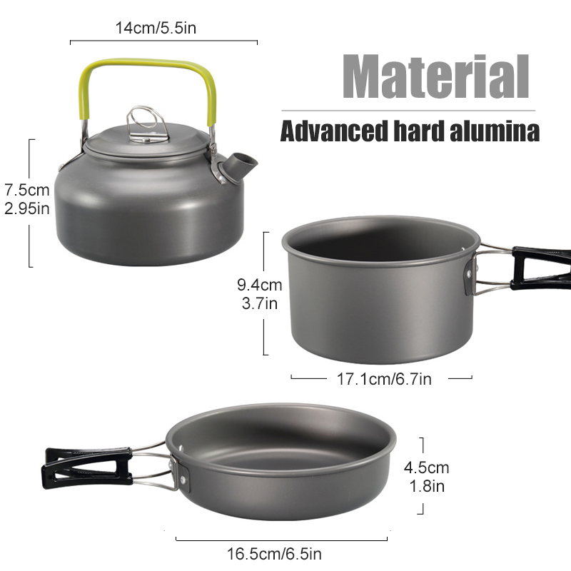 Westtune kit de panelas de aca - Camping Cooking Equipment avaliação e preço