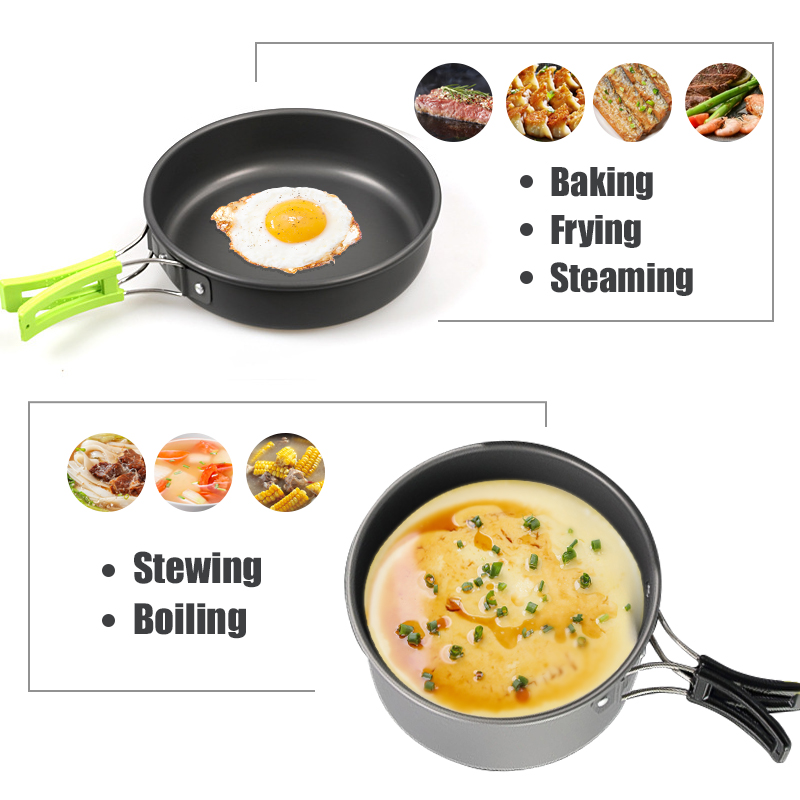 Westtune kit de panelas de aca - Camping Cooking Equipment avaliação e preço