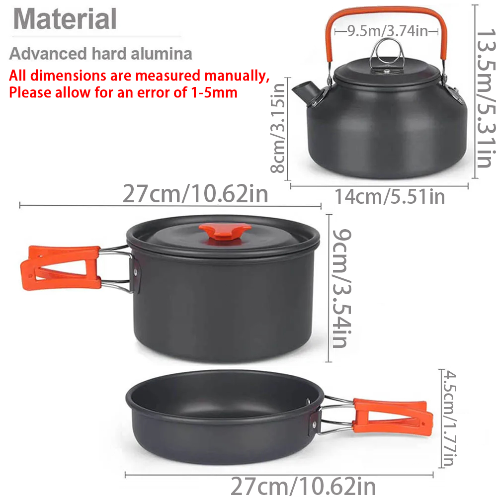 1 pçs/1 conjunto kit de panela - Camping Cooking Knife Set avaliação e preço