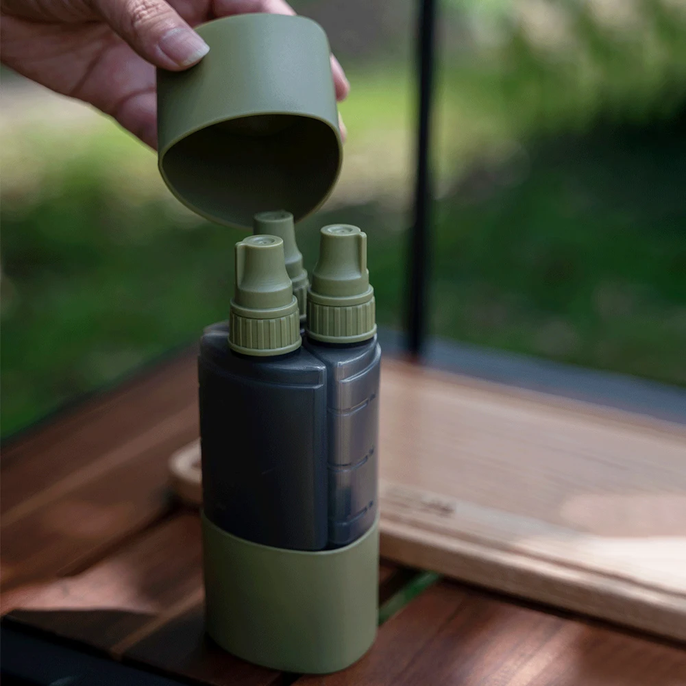 3 em 1 garrafa dispensadora de - Camping Cooking All In One avaliação e preço