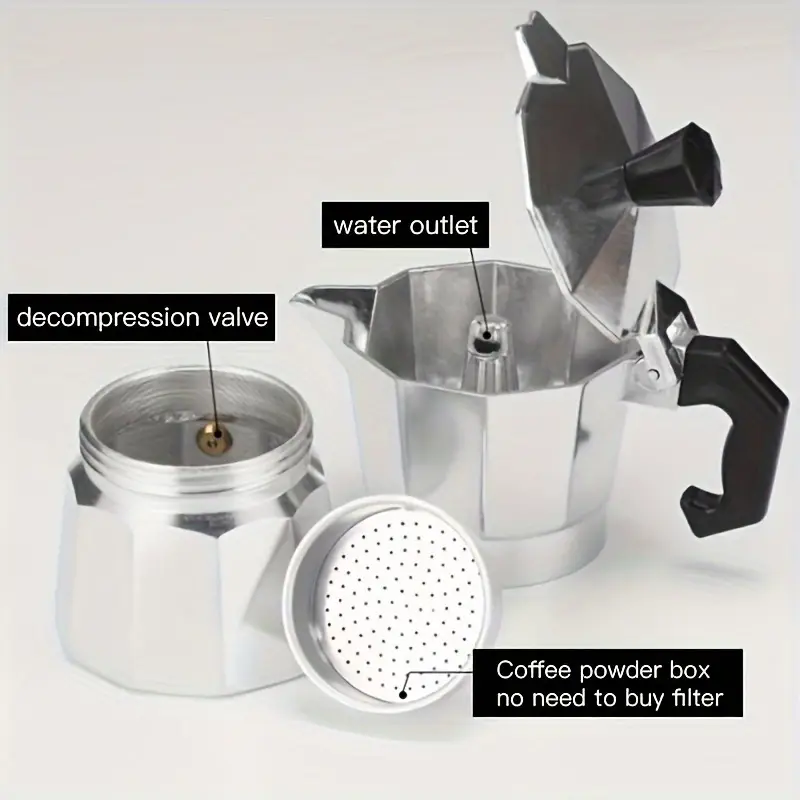 Cafeteira Moka Clássica de Alu - Camping Cooking Utilities avaliação e preço
