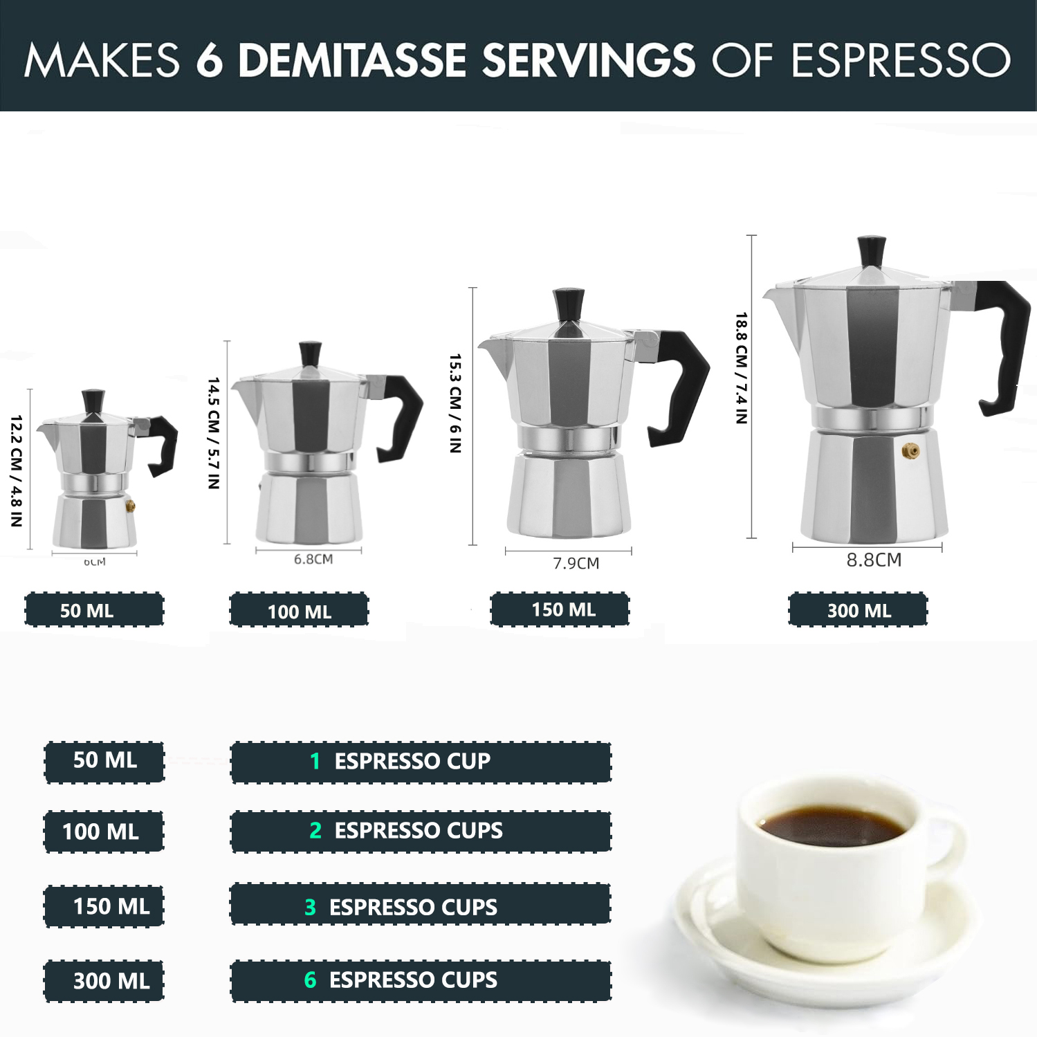 Cafeteira Moka Clássica de Alu - Camping Cooking Utilities avaliação e preço