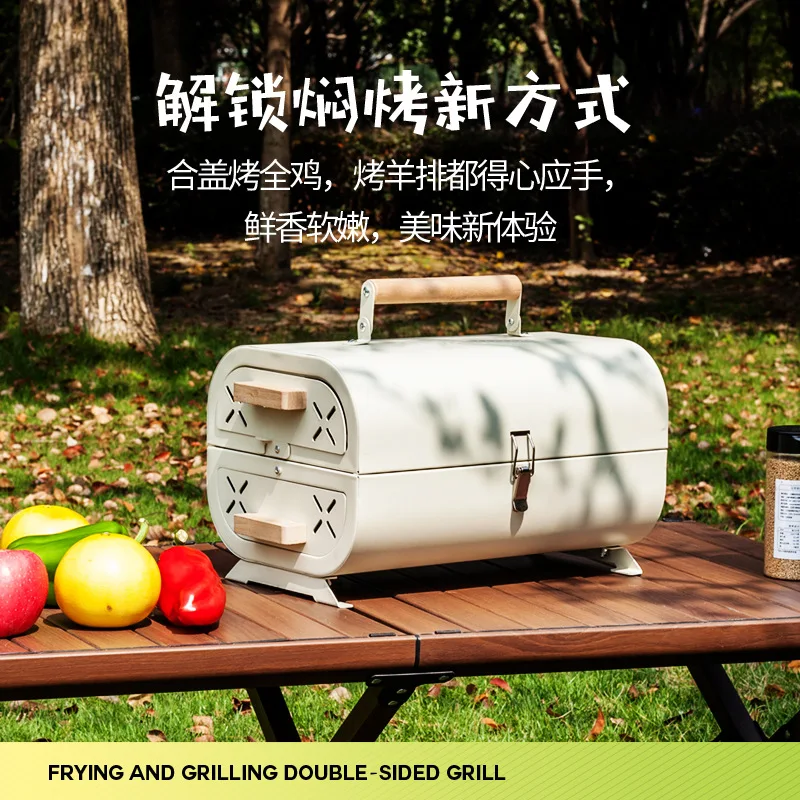 Forno de Churrasco Doméstico P - Camping Cooking Equipment avaliação e preço