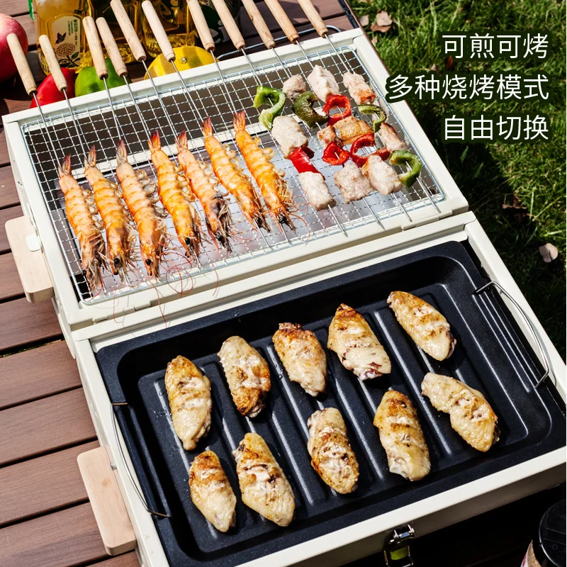 Forno de Churrasco Doméstico P - Camping Cooking Equipment avaliação e preço