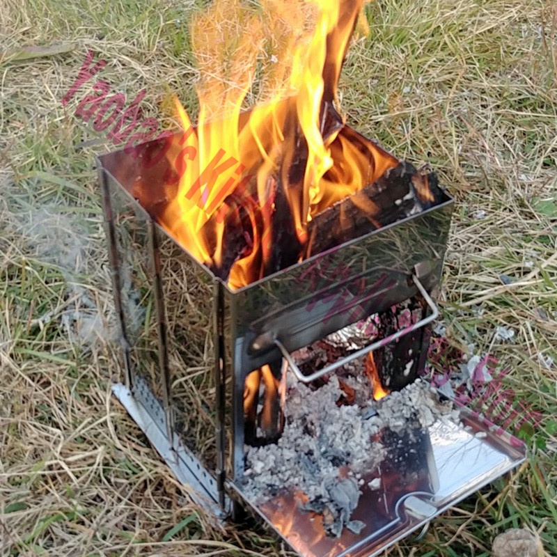 Fogão a Lenha Portátil Desmont - Camping Cooking Equipment avaliação e preço