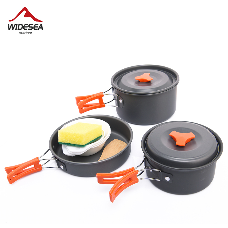 Widesea conjunto de panelas pa - Camping Cooking All In One avaliação e preço