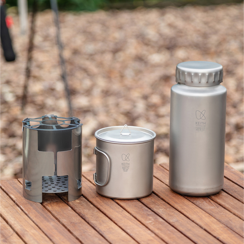 Conjunto de Camping KEITH em T - Camping Cooking Equipment avaliação e preço