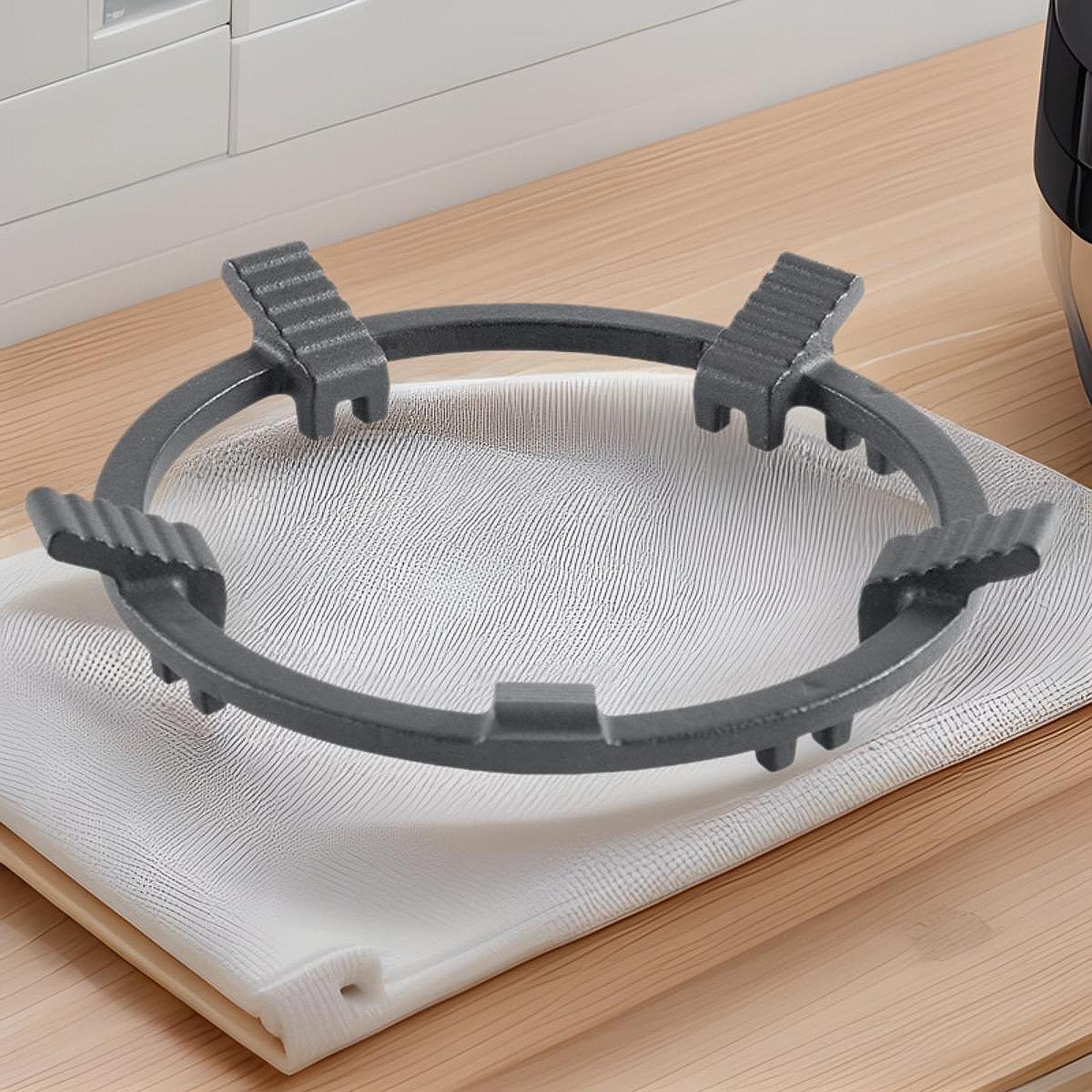 Ferro fundido wok suporte anel - Camping Cooking Ring avaliação e preço