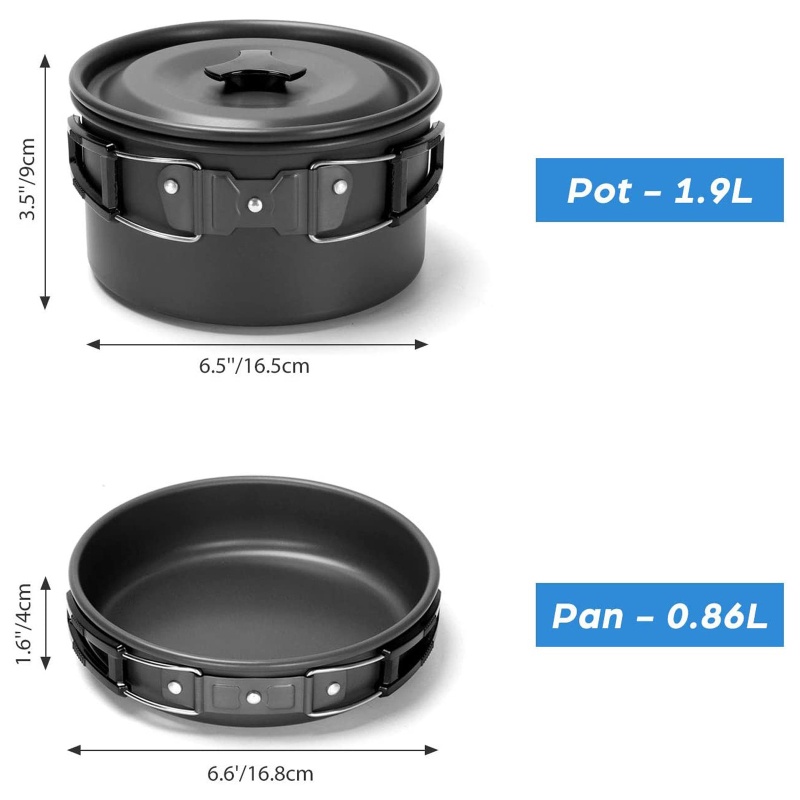 Conjunto de utensílios de cozi - Camping Cooking All In One avaliação e preço