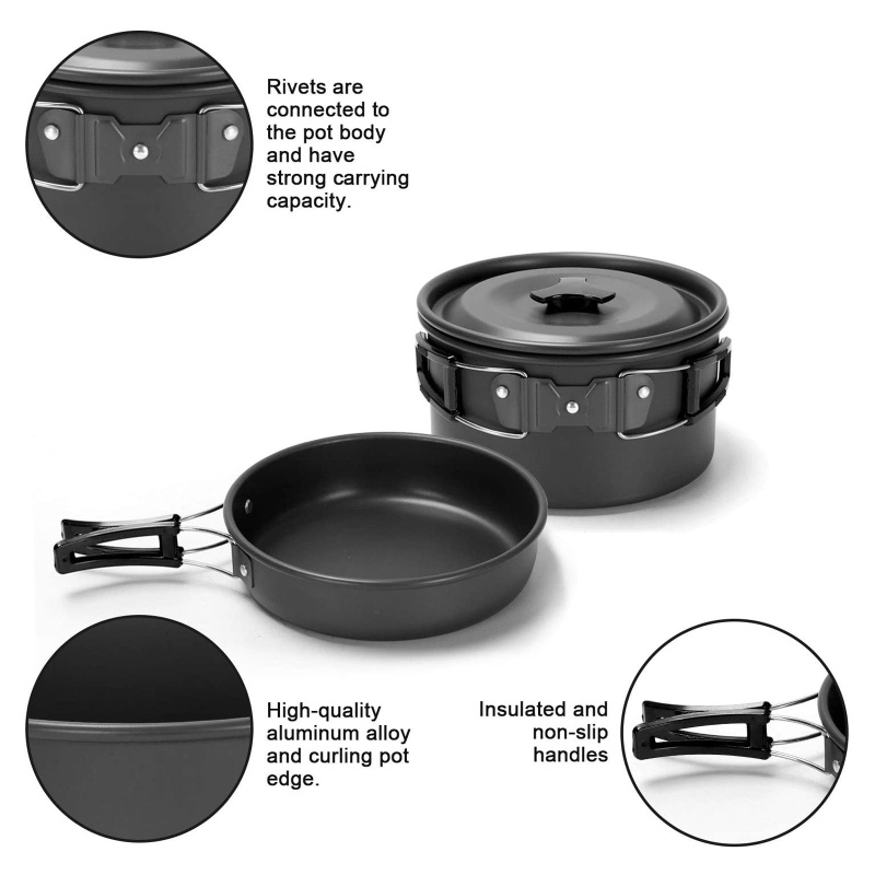 Conjunto de utensílios de cozi - Camping Cooking All In One avaliação e preço